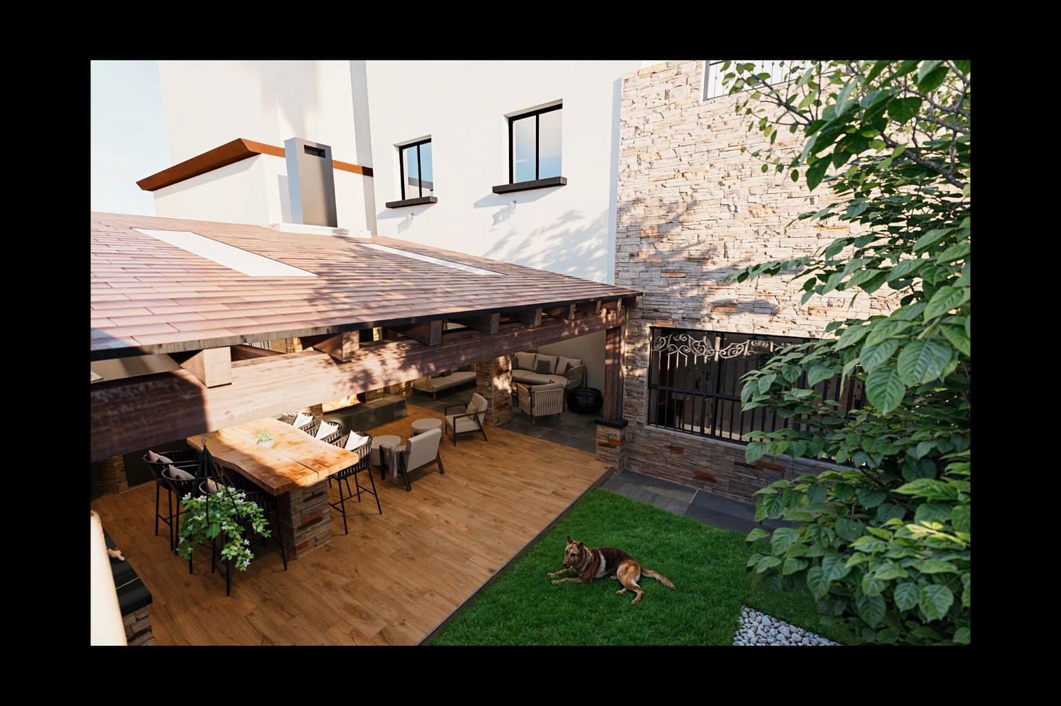 Patio Rústico